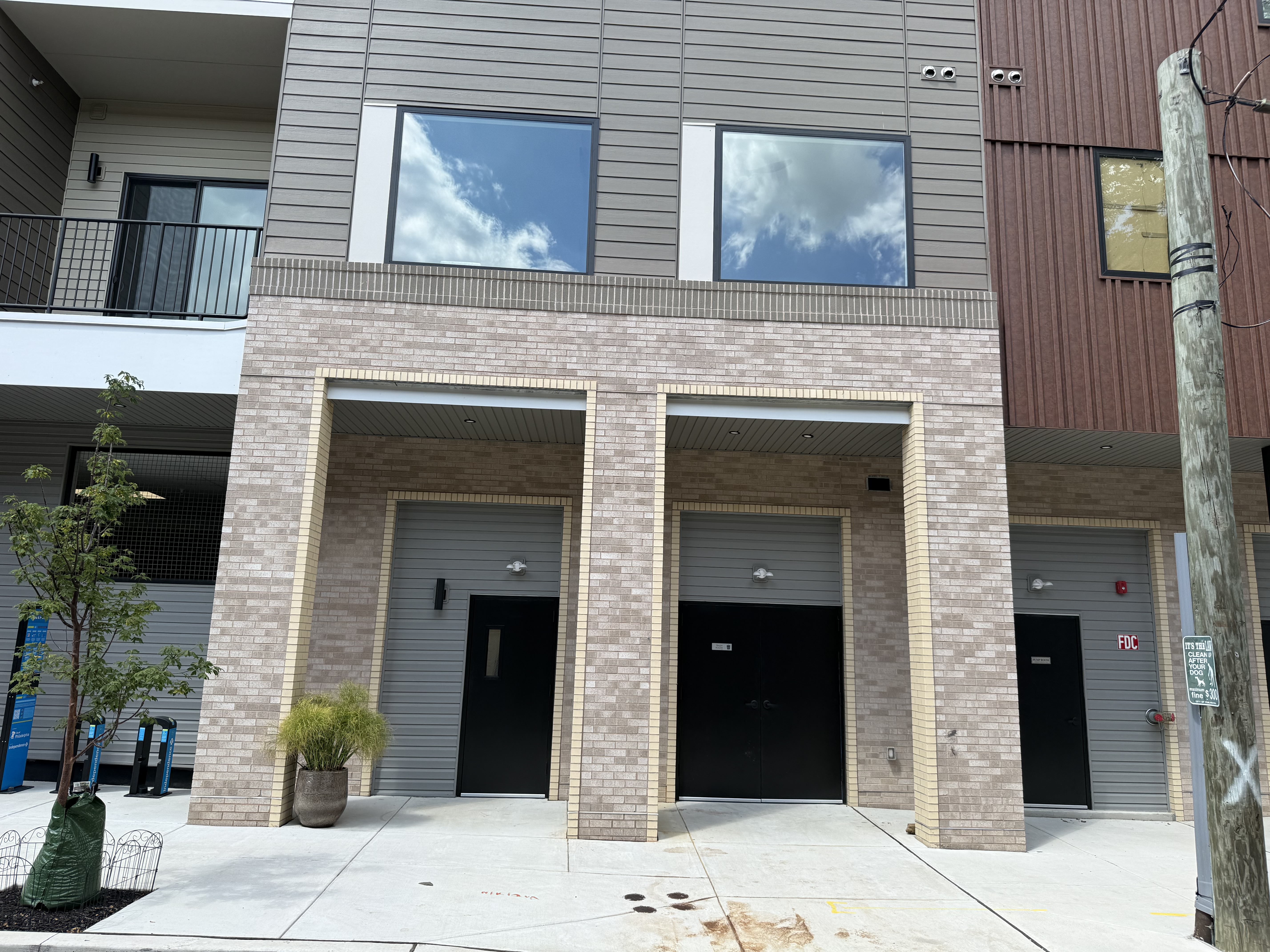 Multifamily building masonry project