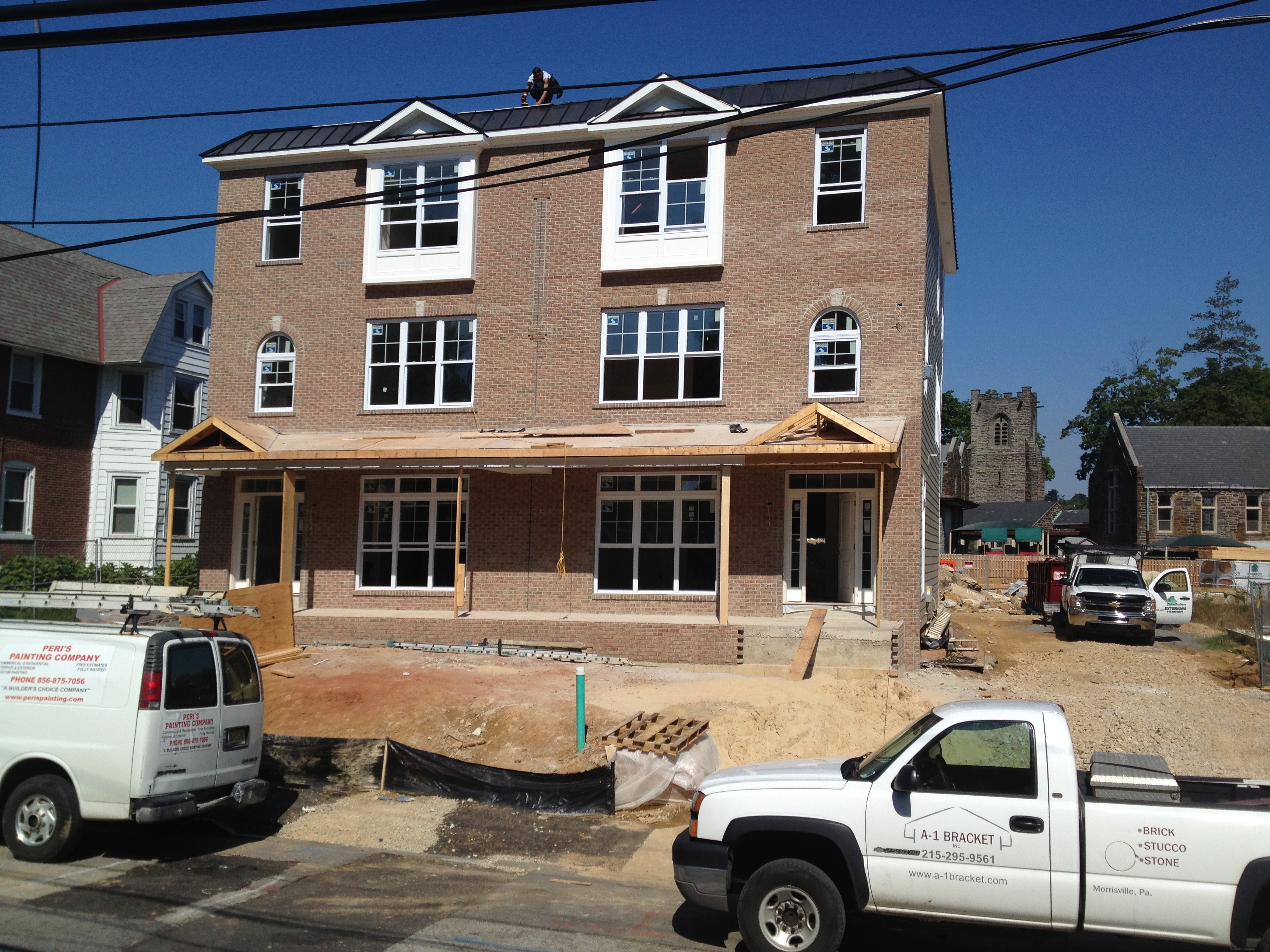 Multifamily building masonry project