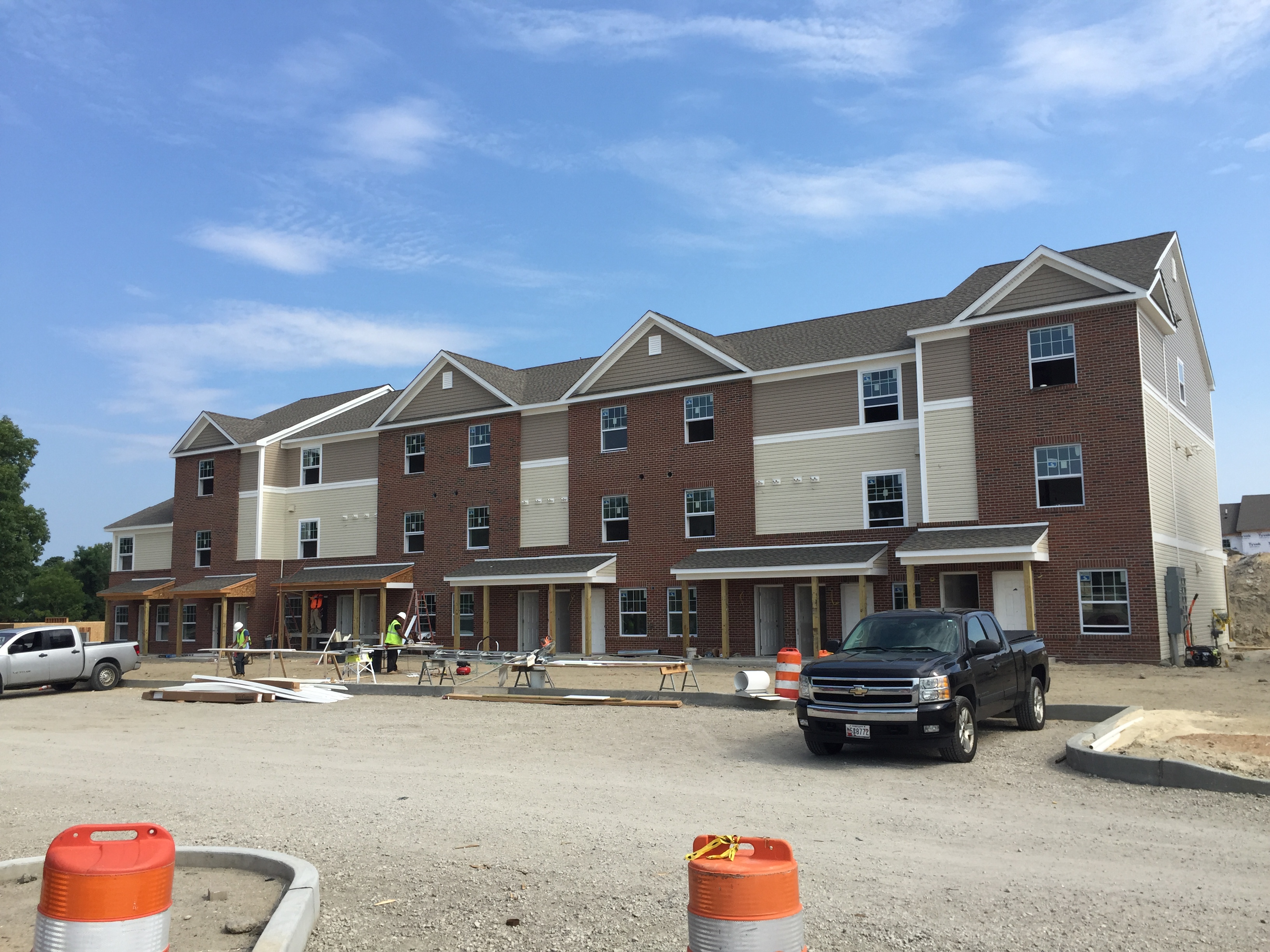 Multifamily building masonry project