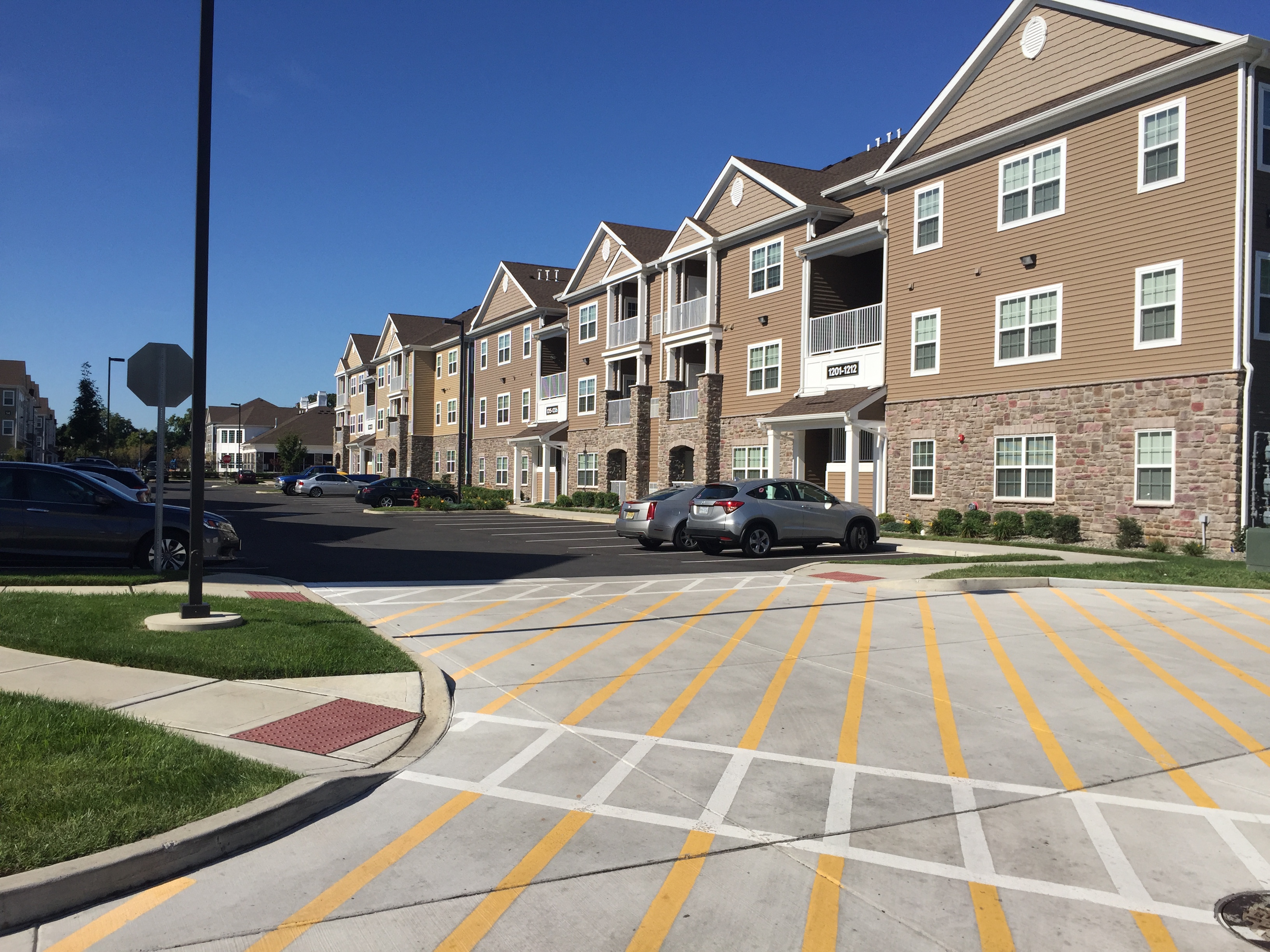 Multifamily building masonry project