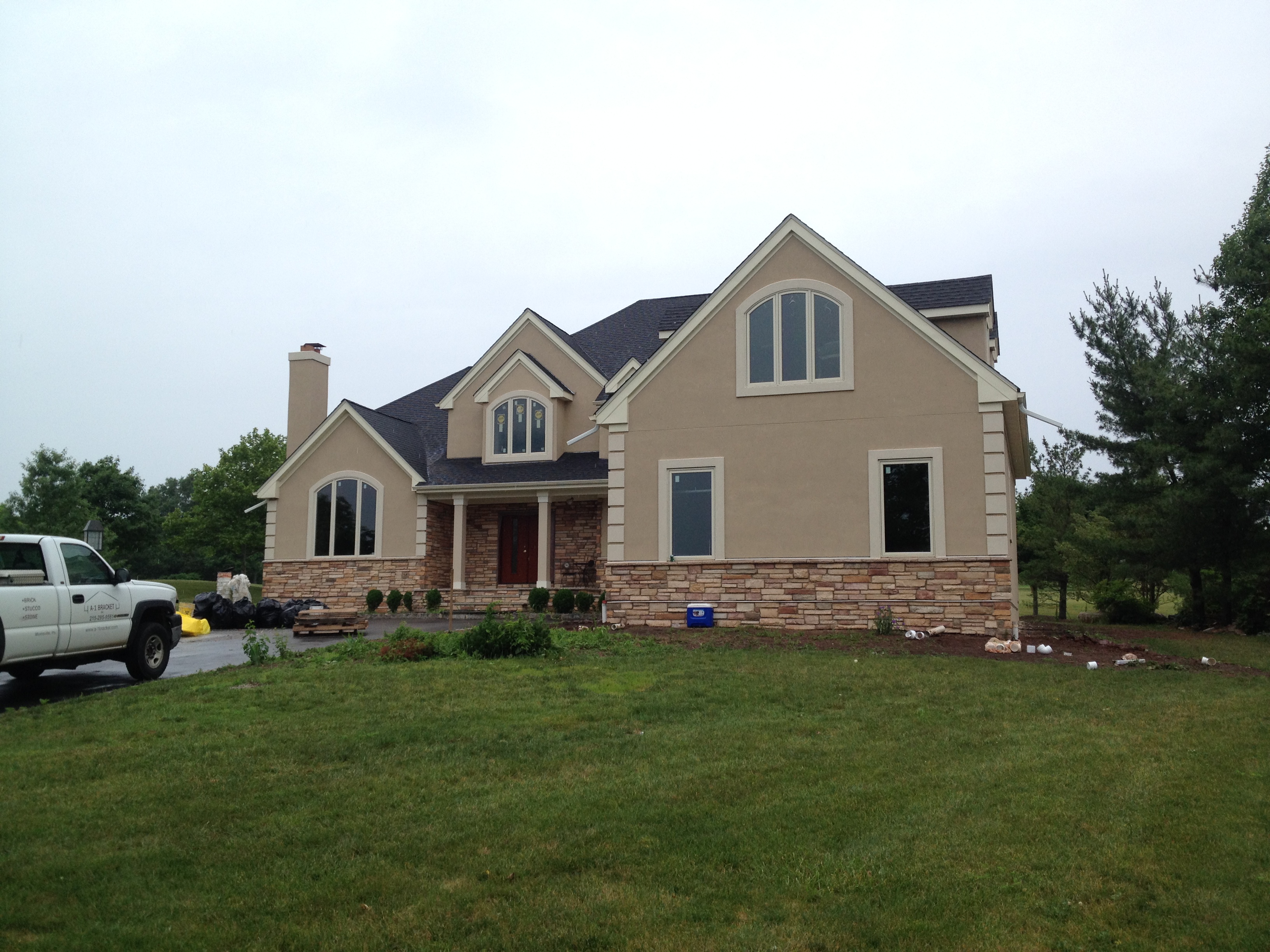 Single family home masonry project